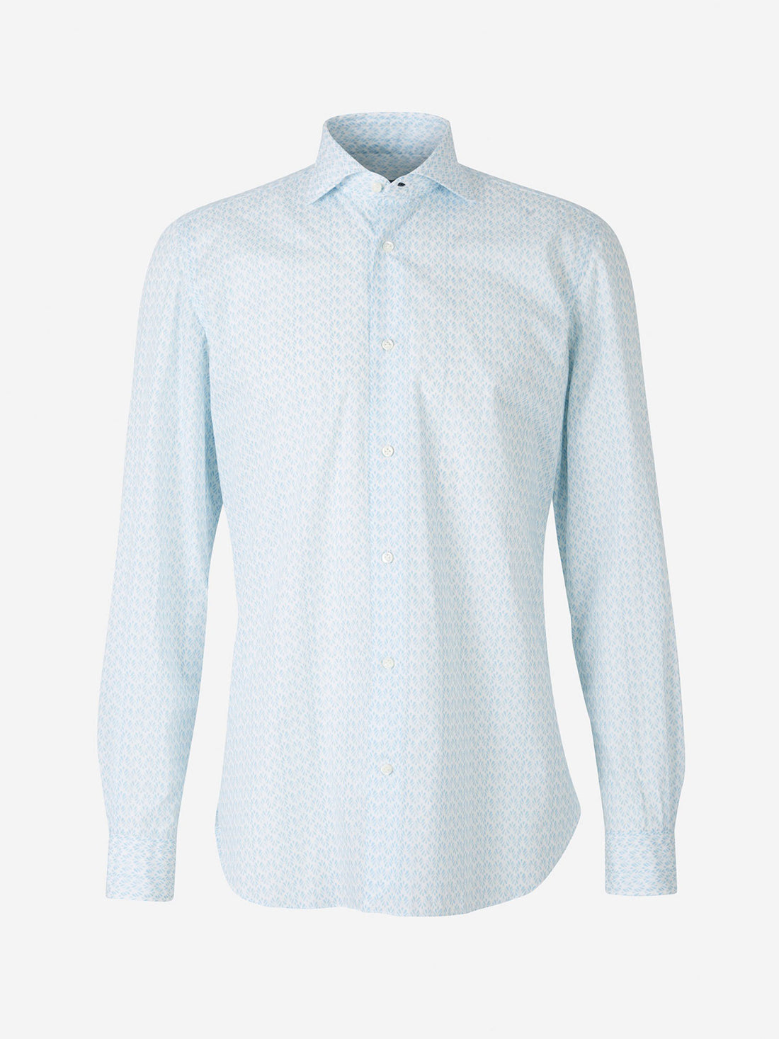 Vincenzo di Ruggiero Camisa Estampada Algodón color Azul Cielo sku 531-005162 01 - Foto 1