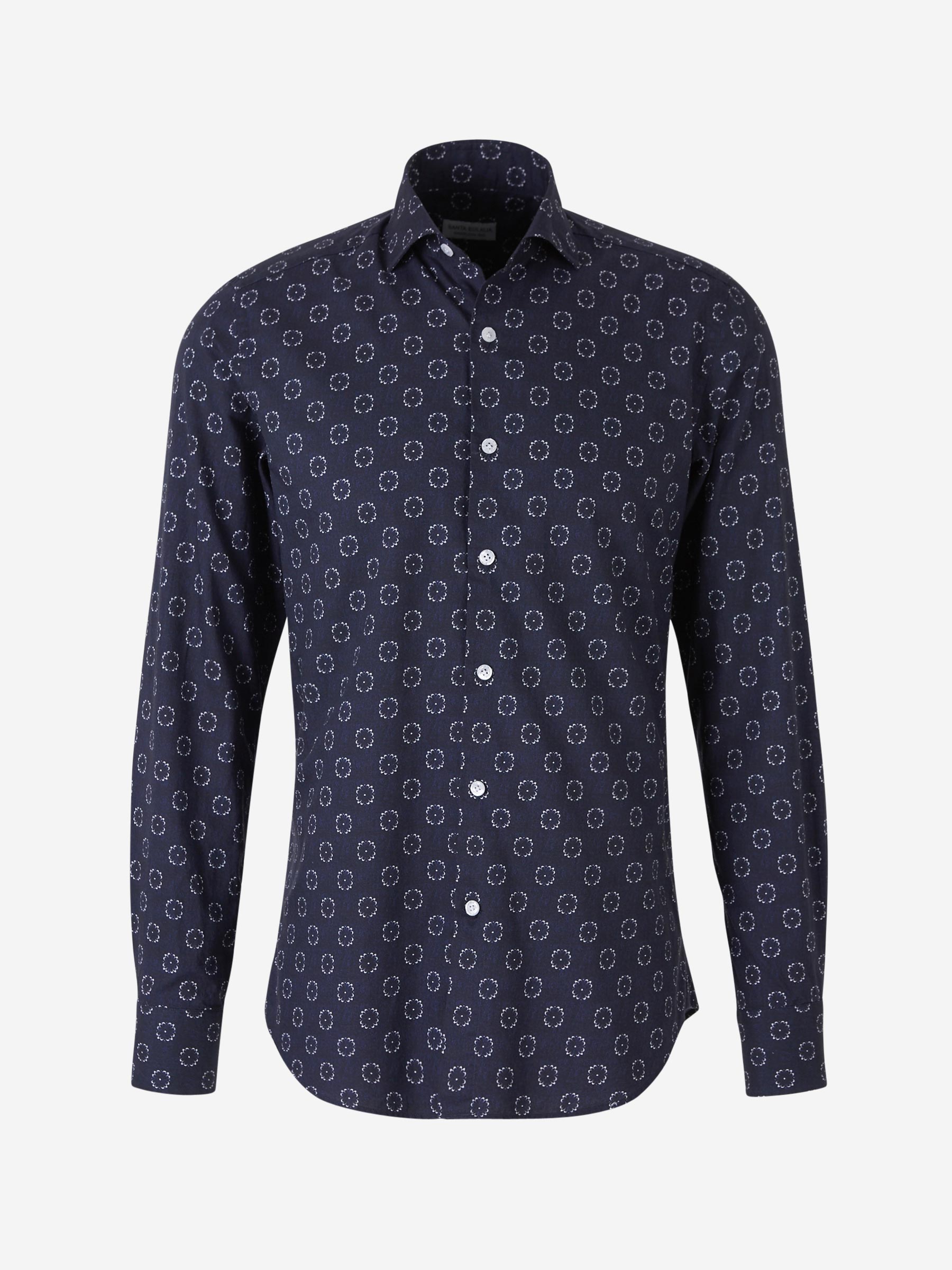 Santa Eulalia Camisa Algodón Estampada color Azul Noche sku 531-005248 01 - Foto 1