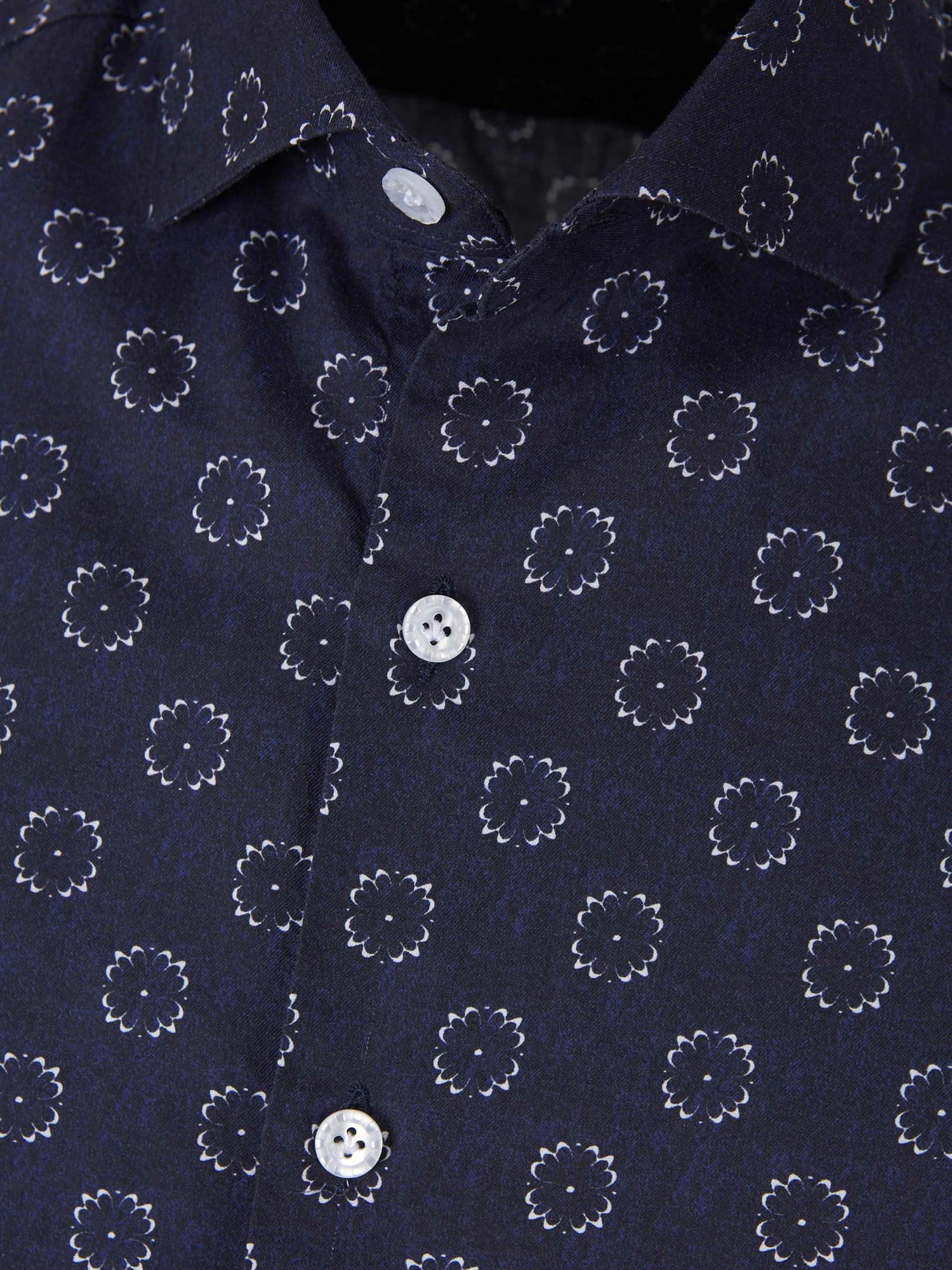 Santa Eulalia Camisa Algodón Estampada color Azul Noche sku 531-005248 01 - Foto 3