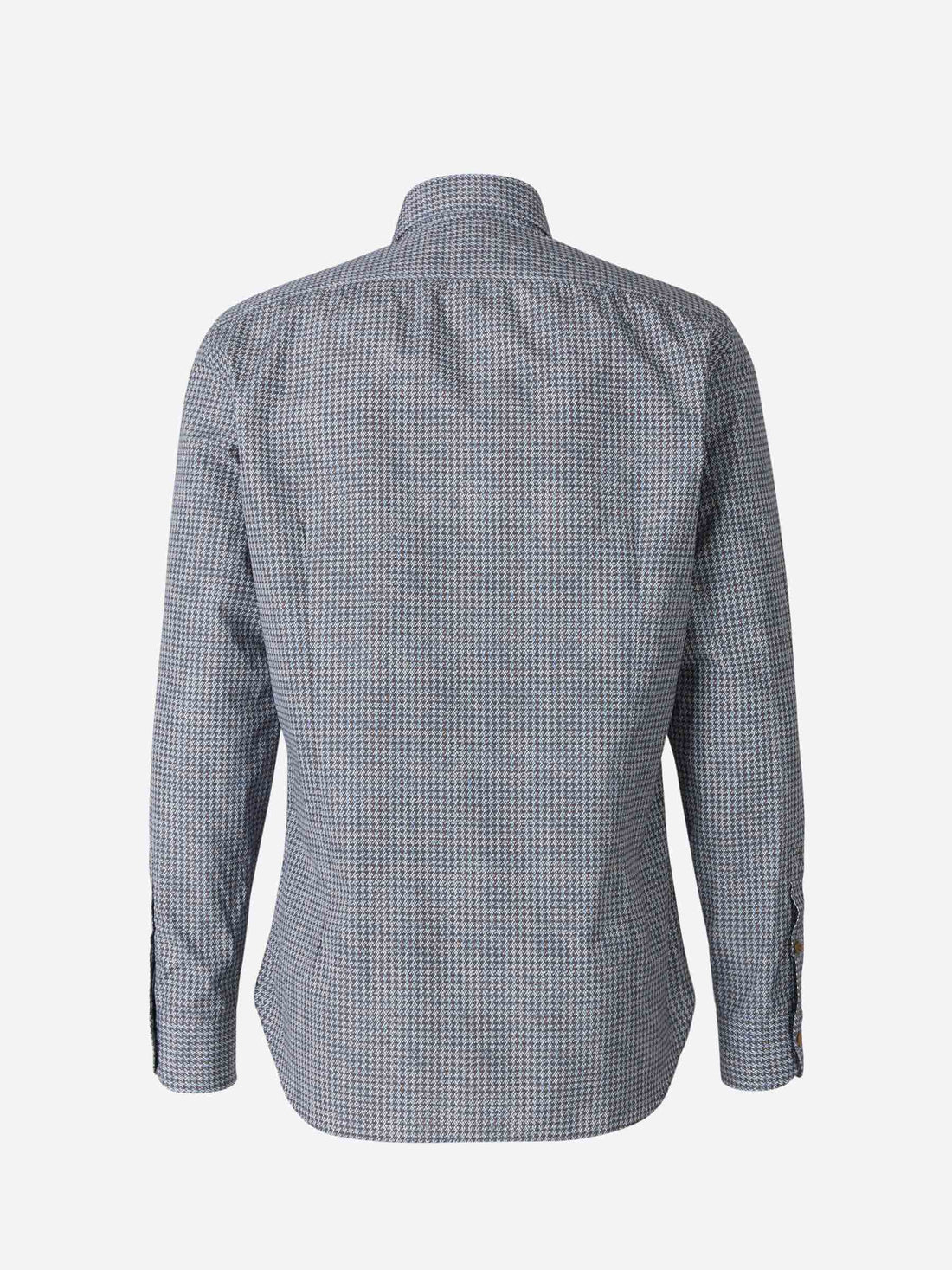 Vincenzo di Ruggiero Camisa Motivo Pata De Gallo color Azul Cielo sku 531-005473 01 - Foto 2