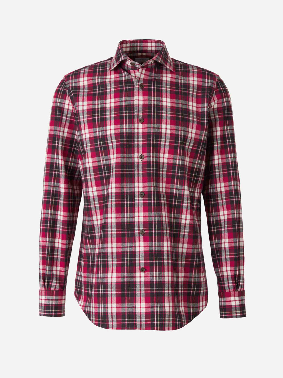 Santa Eulalia Camisa Algodón Motivo Cuadros color Burdeos sku 531-005478 01 - Foto 1