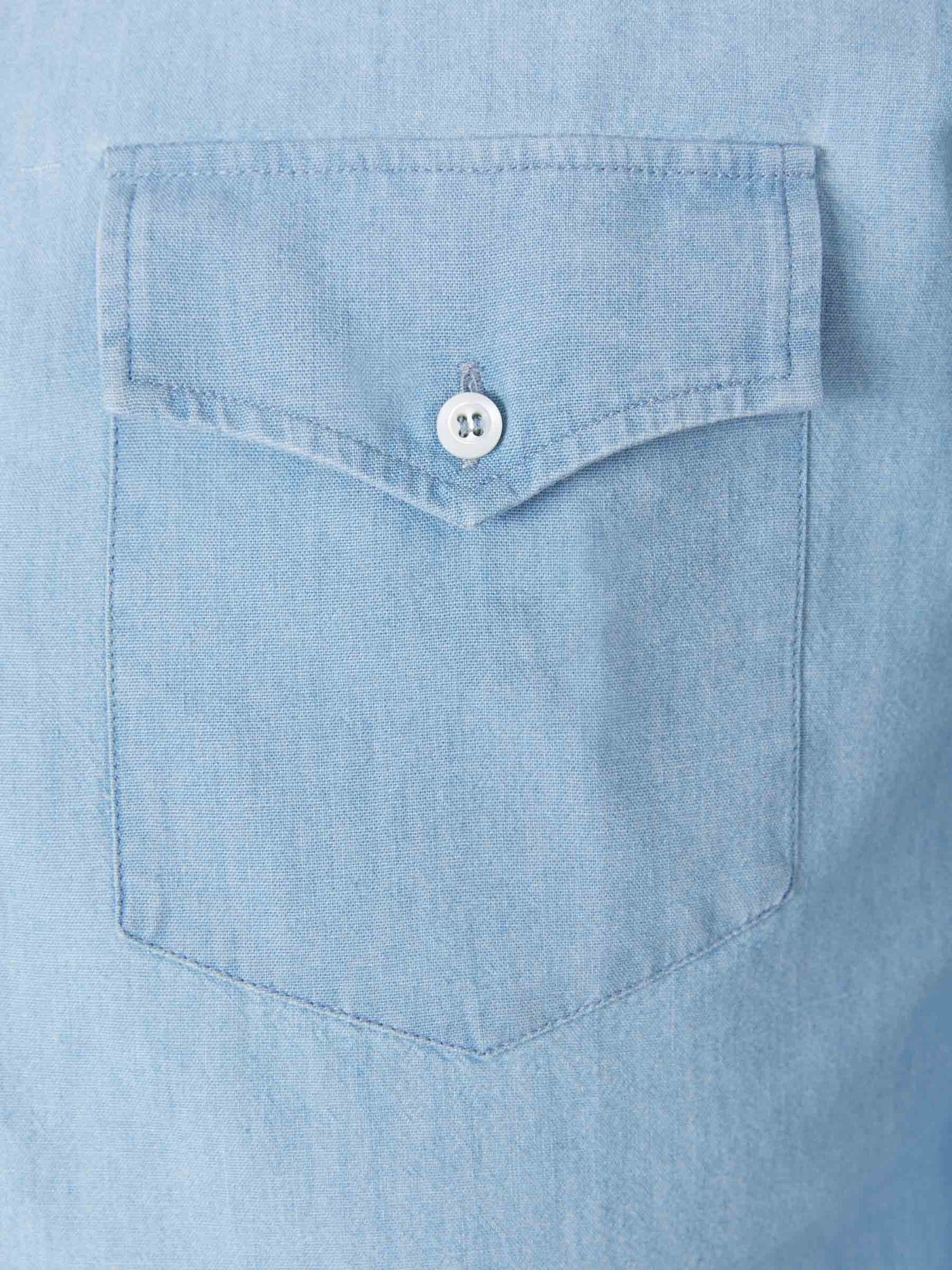 Brunello Cucinelli Camisa Denim Algodón color Azul Denim sku 531-005488 01 - Foto 4