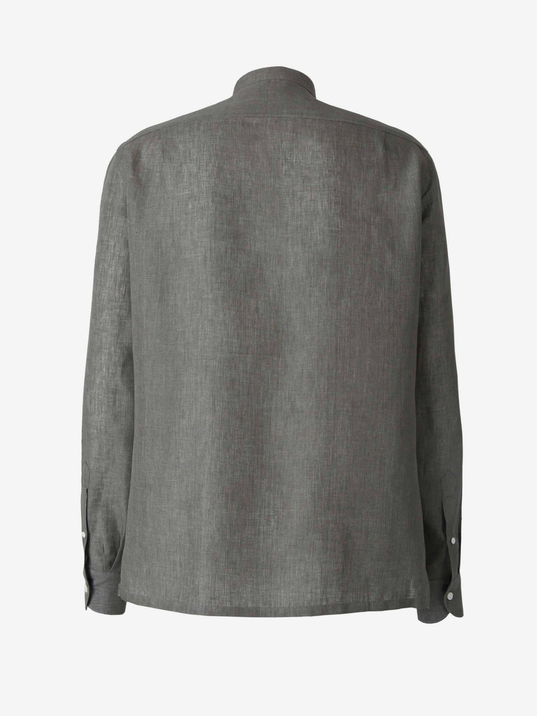 Borrelli Camisa Royal Lino color Gris sku 531-005494 01 - Foto 2