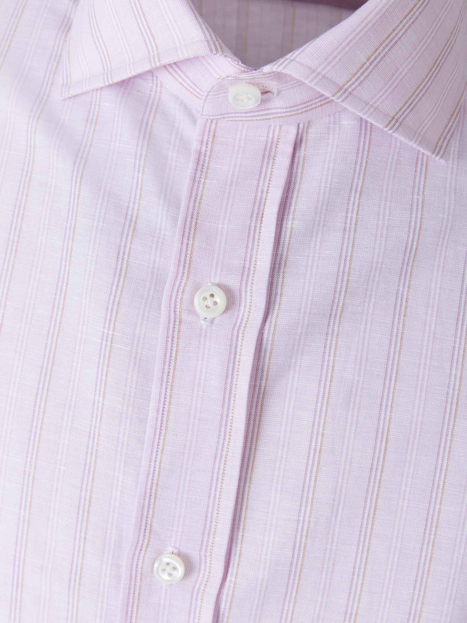 Borrelli Camisa Motivo Rayas color Rosa Claro sku 531-005497 01 - Foto 3