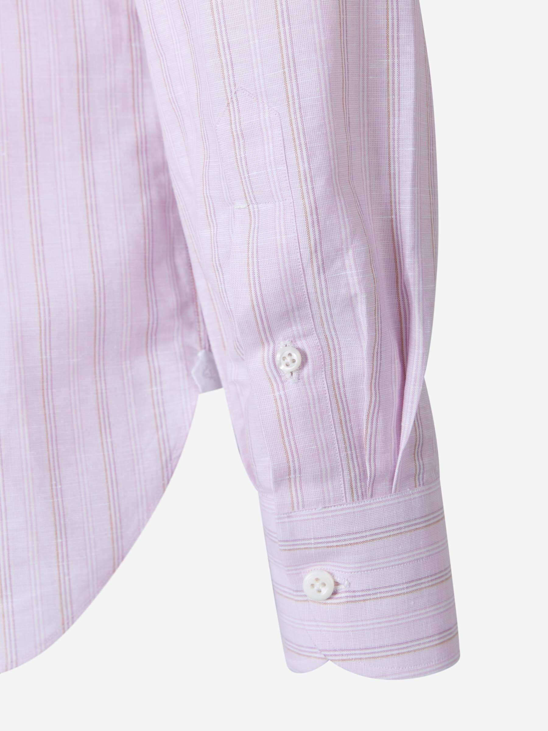 Borrelli Camisa Motivo Rayas color Rosa Claro sku 531-005497 01 - Foto 4