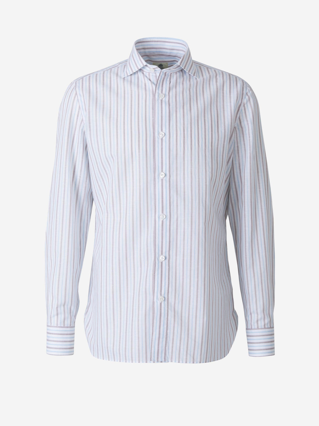 Borrelli Camisa Algodon Y Lino color Blanco sku 531-005501 02 - Foto 1