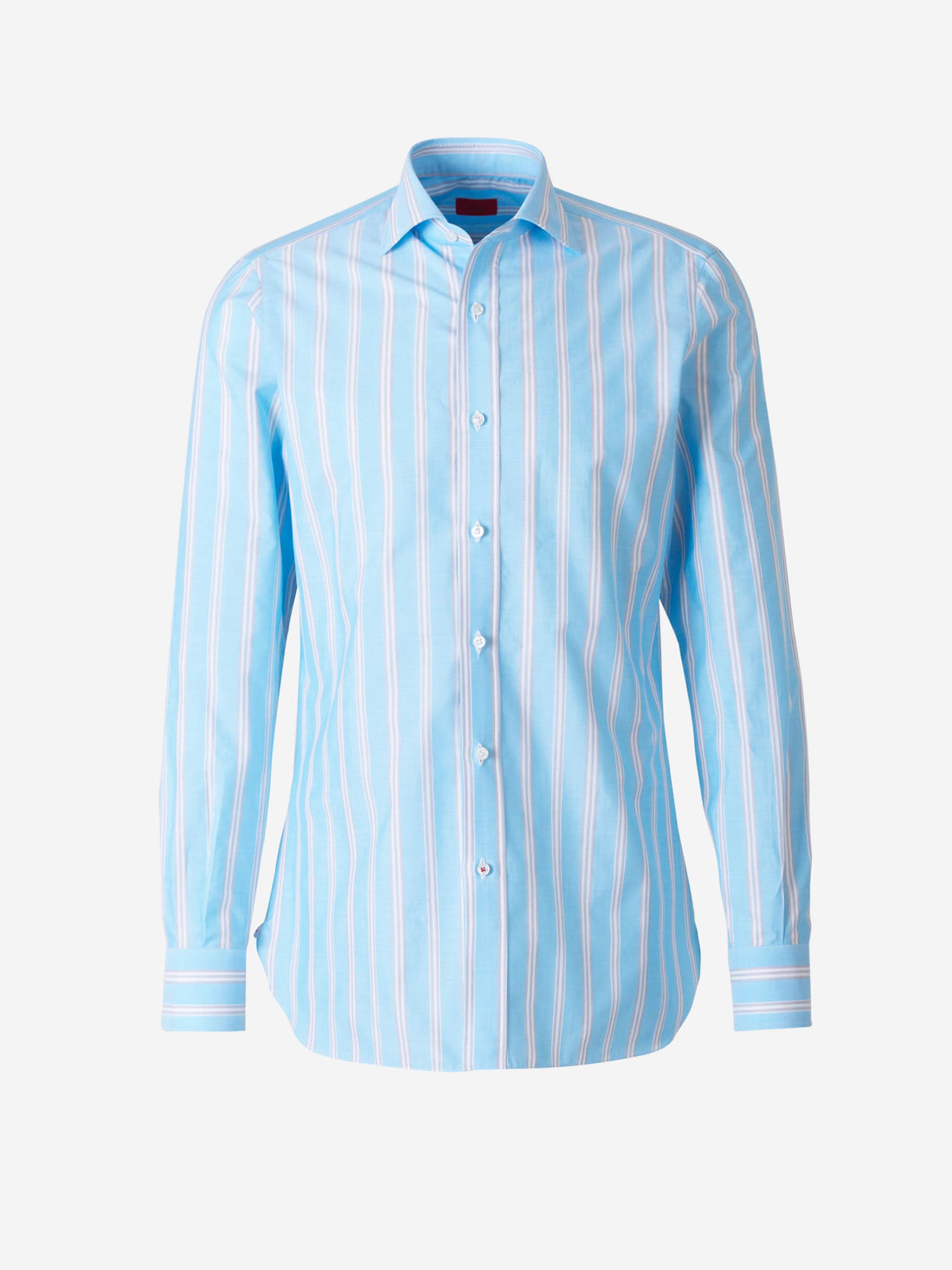 Isaia Camisa Milano Algodón color Azul Cielo sku 531-005502 01 - Foto 1