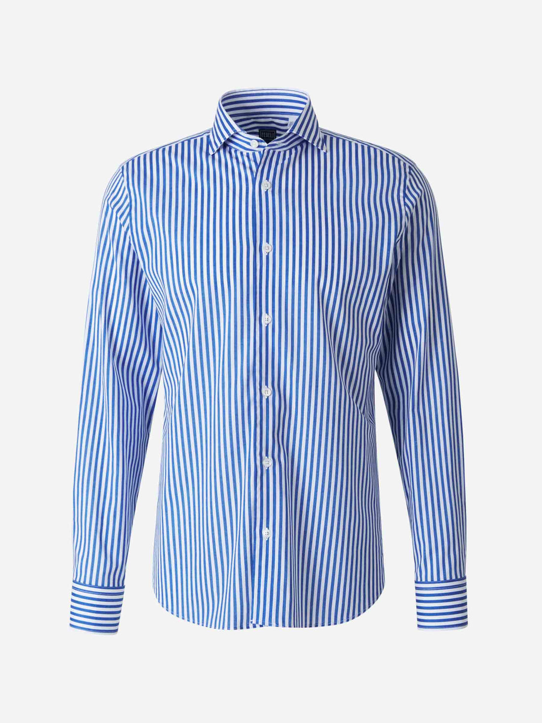 Fedeli Camisa Motivo Rayas Algodón color Azul Marino sku 531-005589 01 - Foto 1