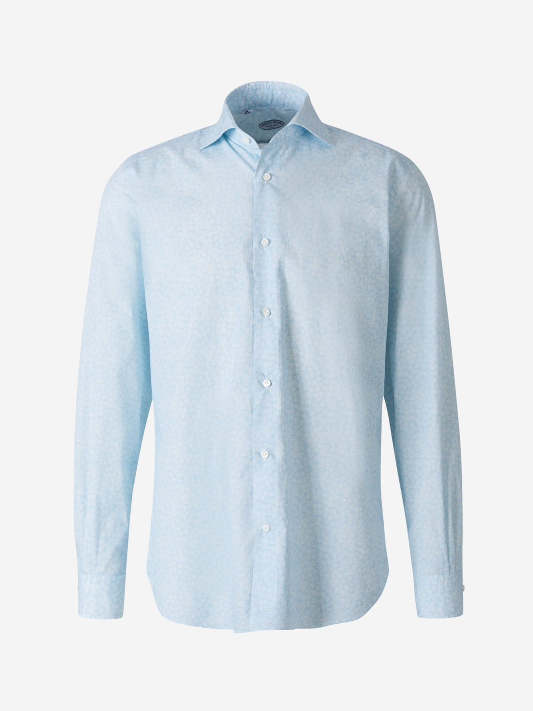 Vincenzo di Ruggiero Camisa Floral Algodón color Azul Cielo sku 531-005616 01 - Foto 1