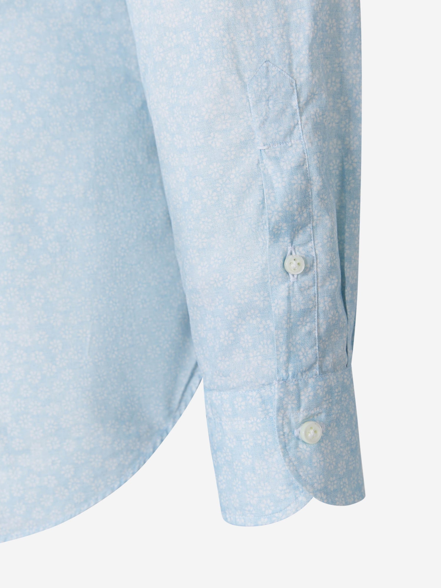Vincenzo di Ruggiero Camisa Floral Algodón color Azul Cielo sku 531-005616 01 - Foto 4