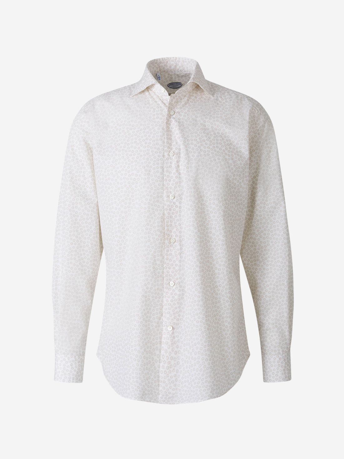 Vincenzo di Ruggiero Camisa Floral Algodón color Beis sku 531-005617 01 - Foto 1