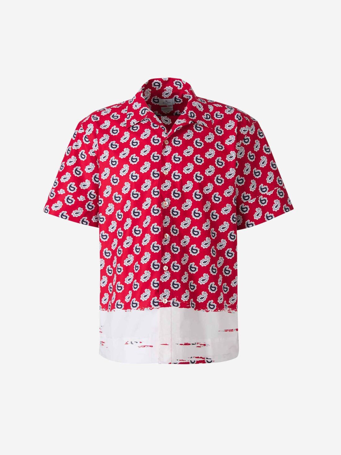 Etro Camisa Estampada Paisley color Rojo sku 531-005625 02 - Foto 1