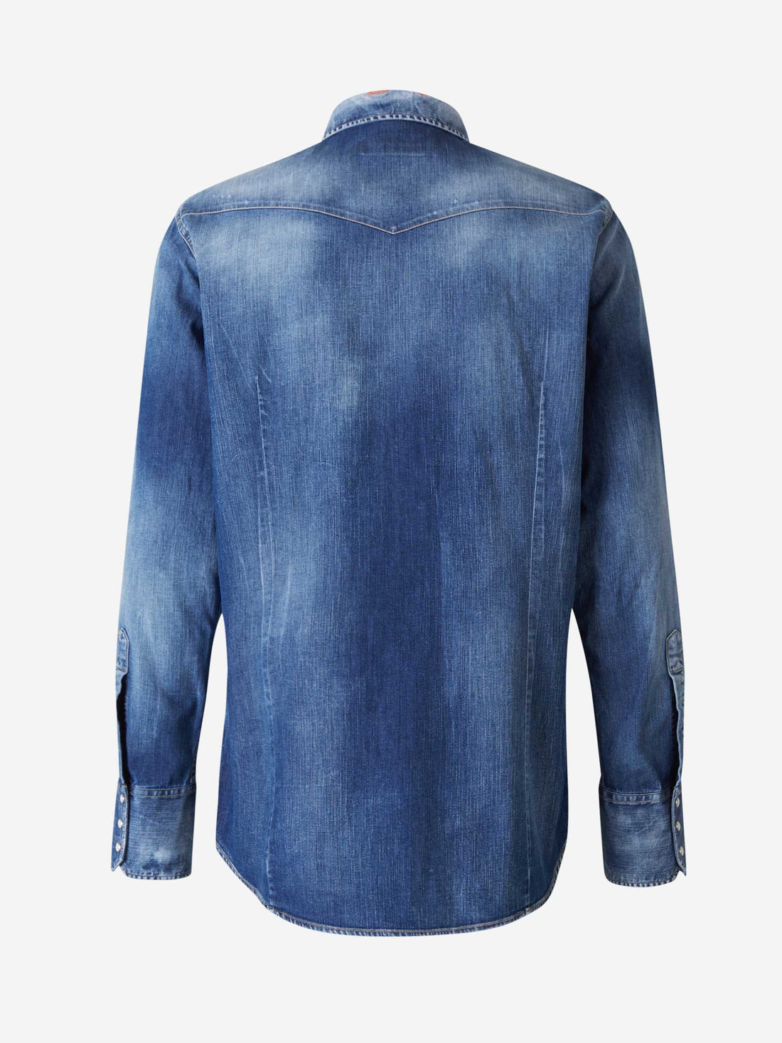 Dsquared2 Camisa Denim Algodón color Azul Denim sku 531-005663 00 - Foto 2