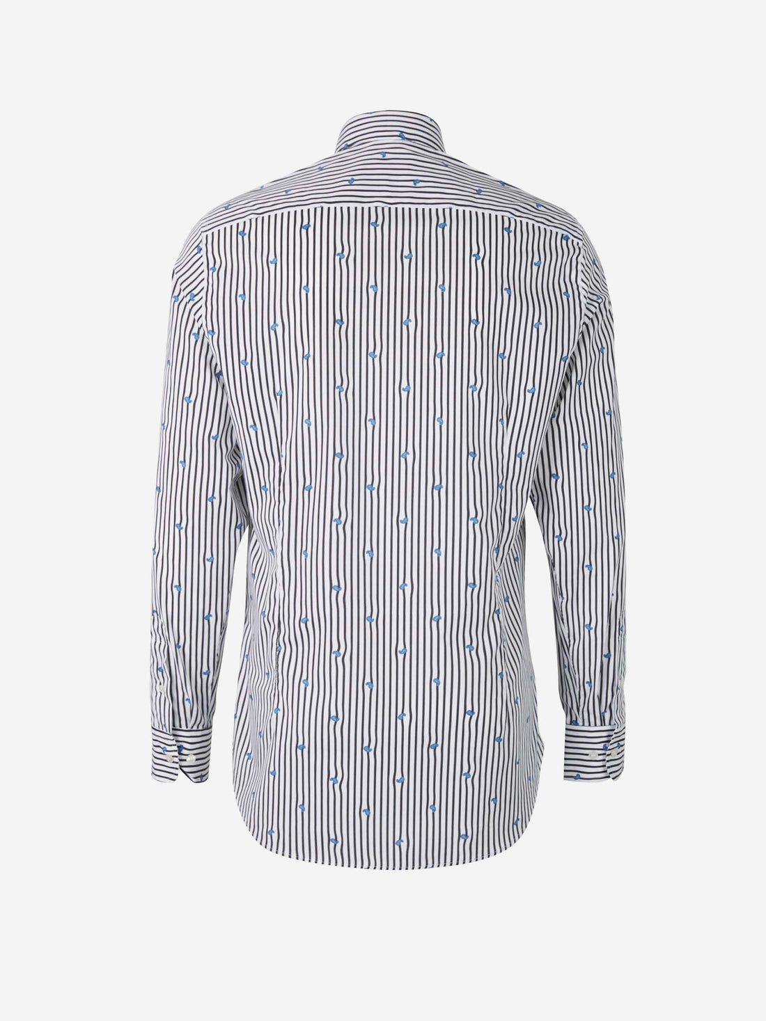 Etro Camisa Motivo Paisley Rayas color Blanco sku 531-005695 01 - Foto 2