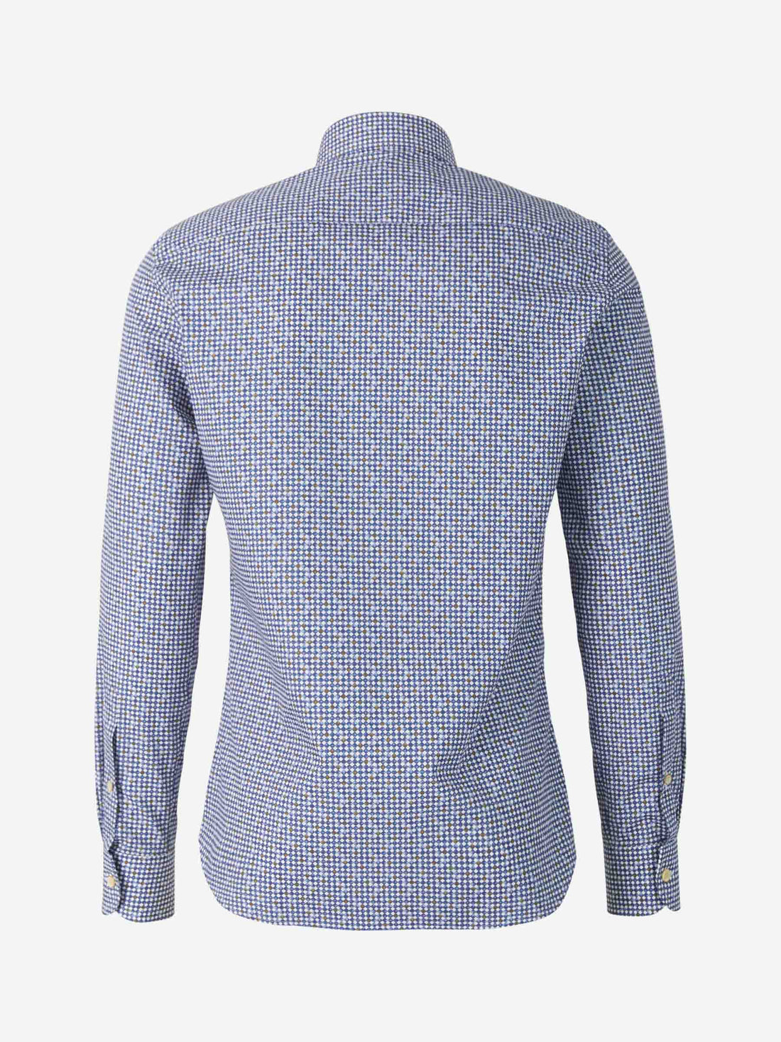 Santa Eulalia Camisa Motivo Geométrico color Azul Cobalto sku 531-005706 01 - Foto 2