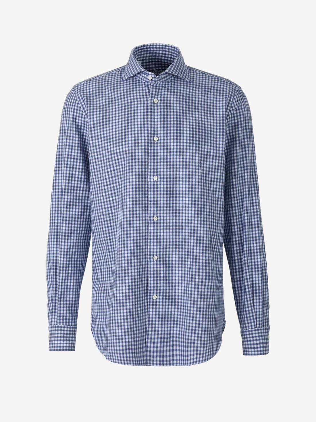 Vincenzo di Ruggiero Camisa Motivo Cuadros Vichy color Blanco sku 531-005735 02 - Foto 1