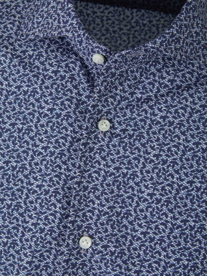 Vincenzo di Ruggiero Camisa Motivo Floral color Azul Cobalto sku 531-005737 01 - Foto 2