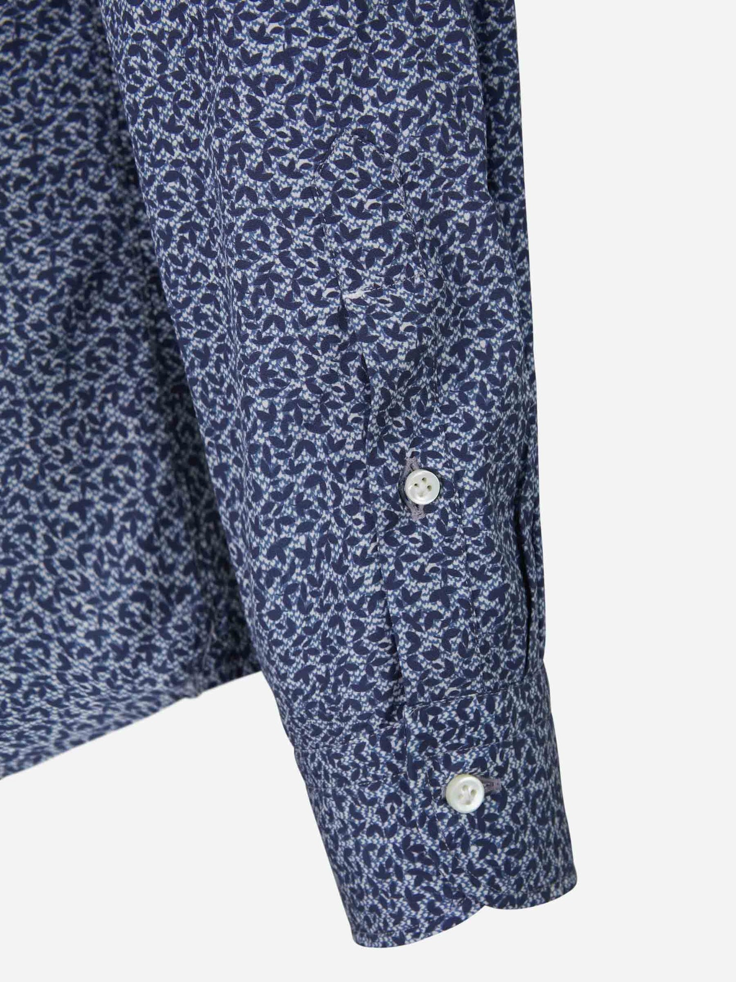 Vincenzo di Ruggiero Camisa Motivo Floral color Azul Cobalto sku 531-005737 01 - Foto 3