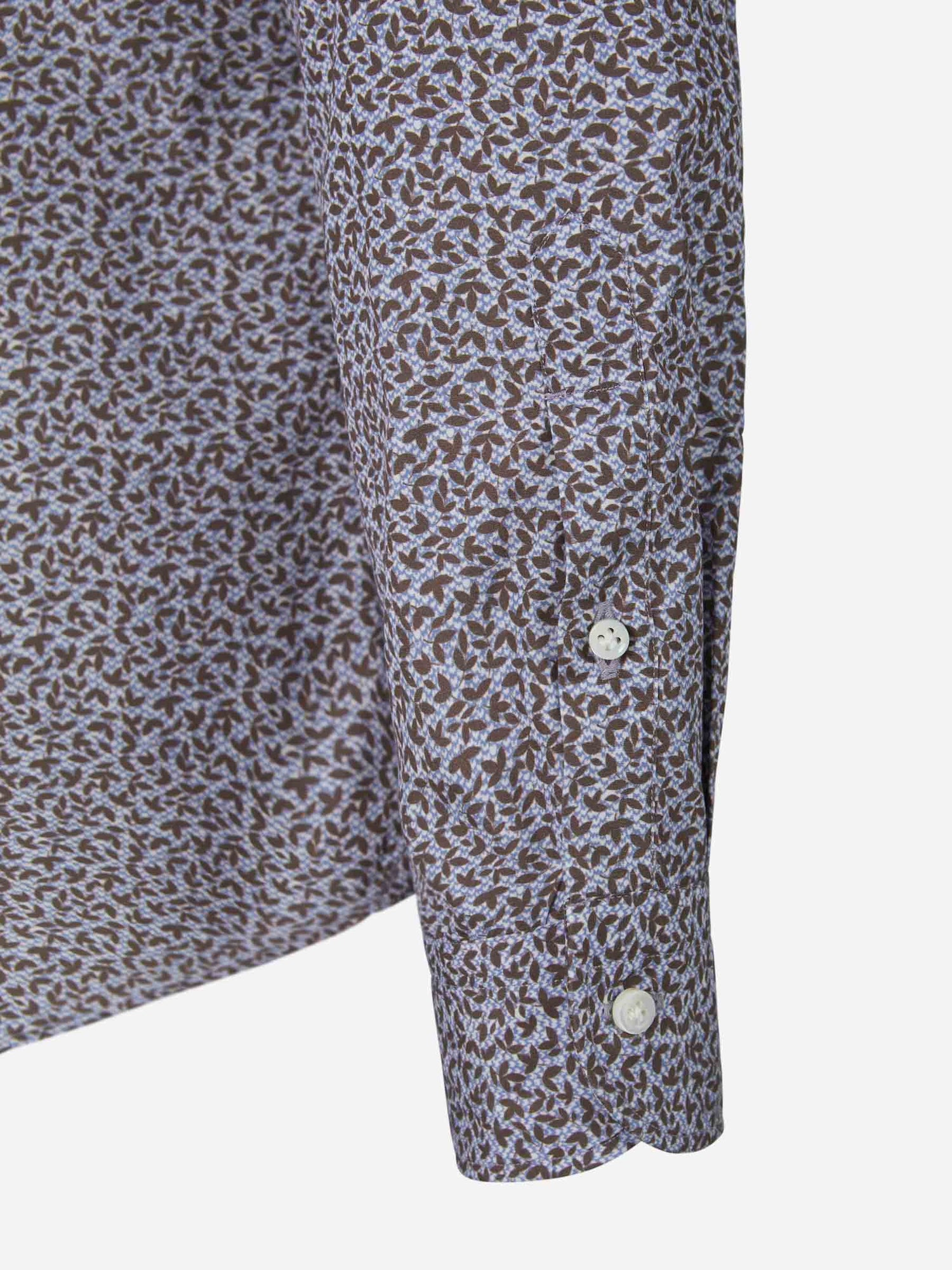 Vincenzo di Ruggiero Camisa Motivo Floral color Verde Militar sku 531-005737 02 - Foto 3