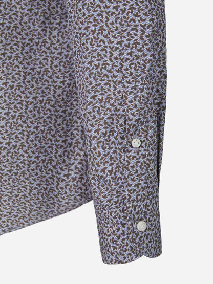 Vincenzo di Ruggiero Camisa Motivo Floral color Verde Militar sku 531-005737 02 - Foto 3