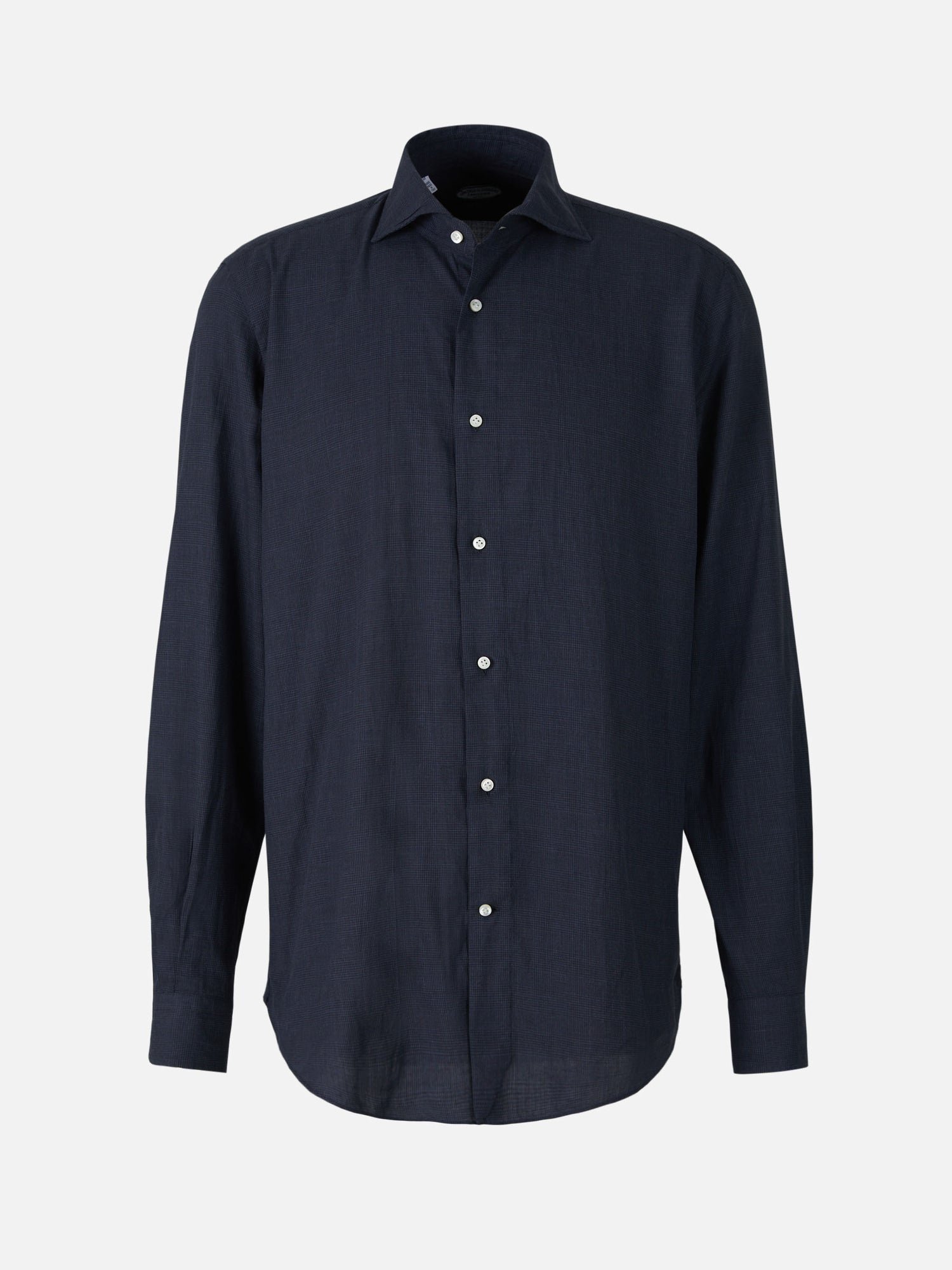 Vincenzo di Ruggiero Camisa Motivo Cuadros color Gris Carbón sku 531-005740 01 - Foto 1