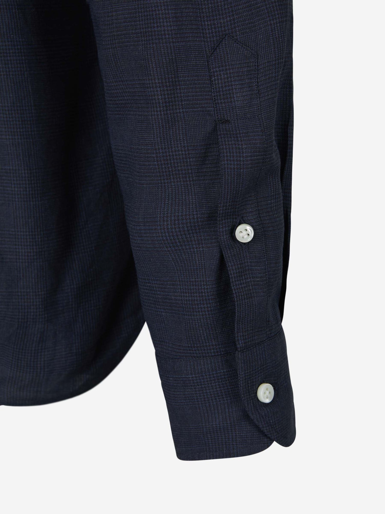 Vincenzo di Ruggiero Camisa Motivo Cuadros color Gris Carbón sku 531-005740 01 - Foto 4