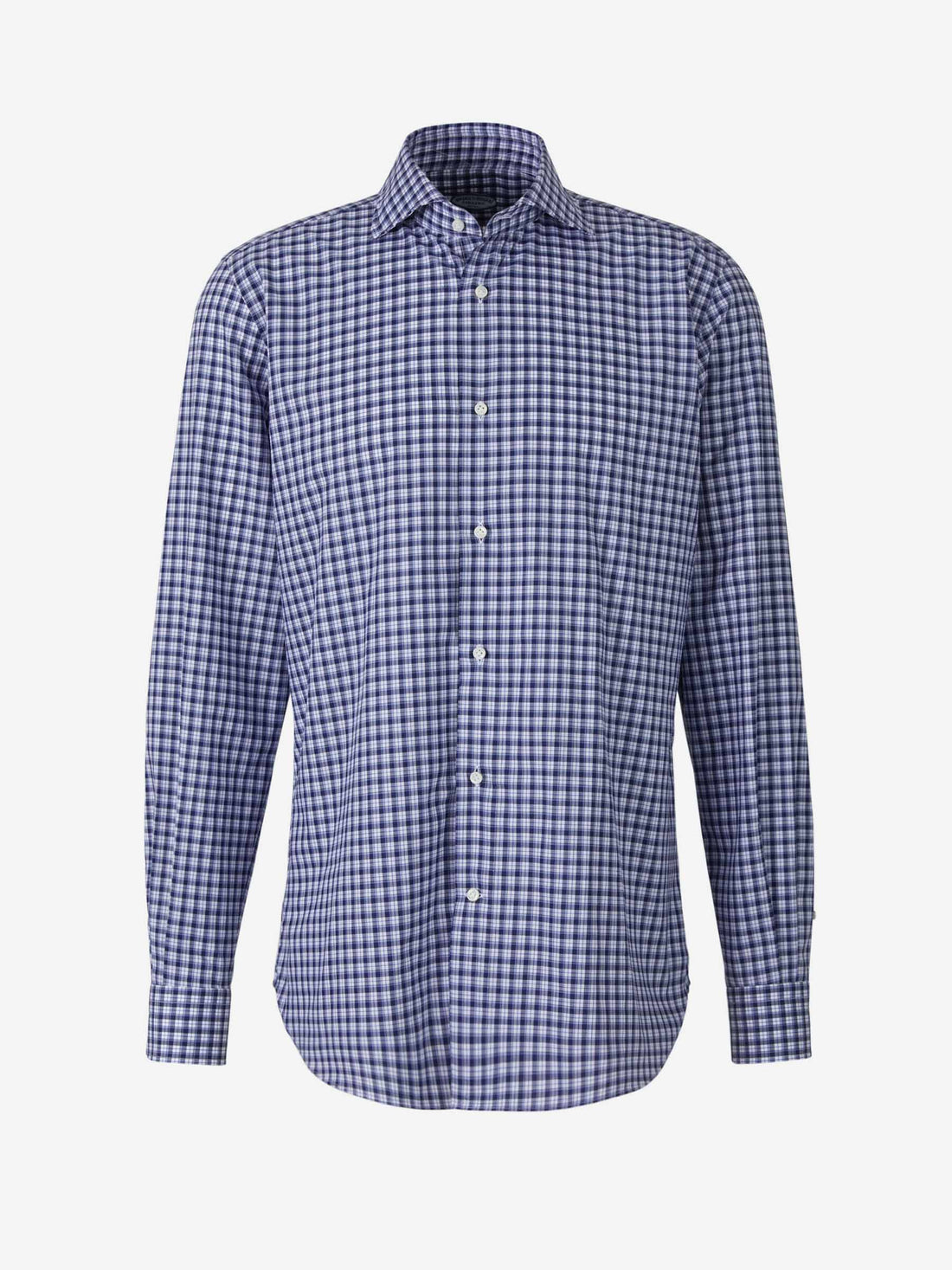 Vincenzo di Ruggiero Camisa Motiu Quadres color Azul Noche sku 531-005741 02 - Foto 1