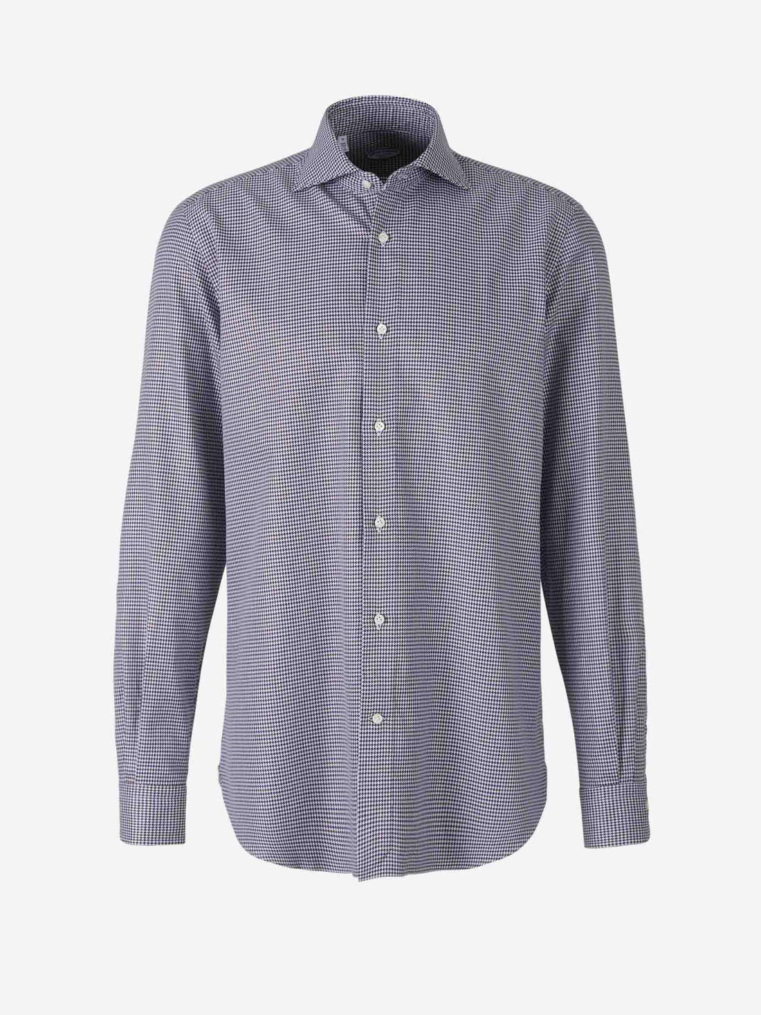 Vincenzo di Ruggiero Camisa Pata De Gallo color Azul Noche sku 531-005742 01 - Foto 1