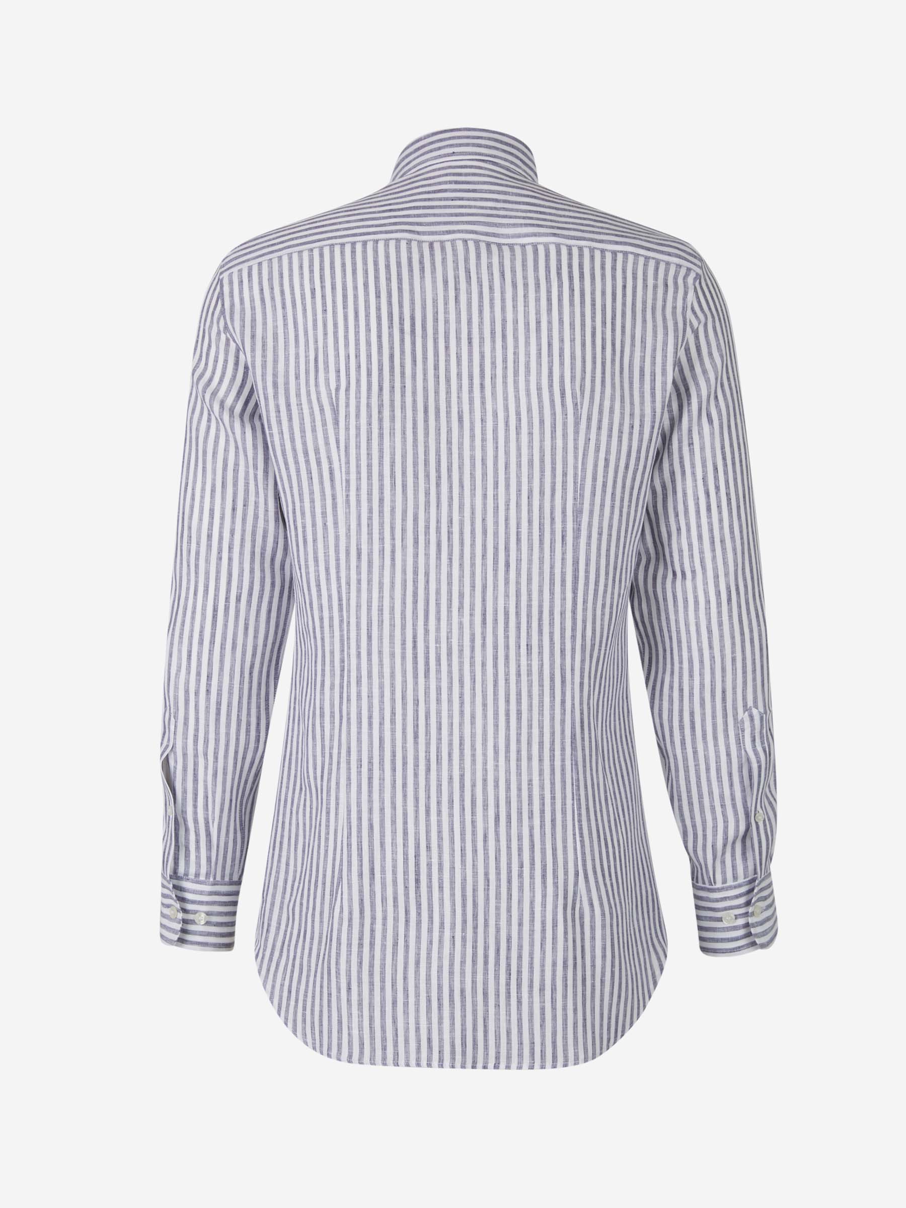 Etro Camisa Motivo Rayas color Blanco sku 531-005817 01 - Foto 2