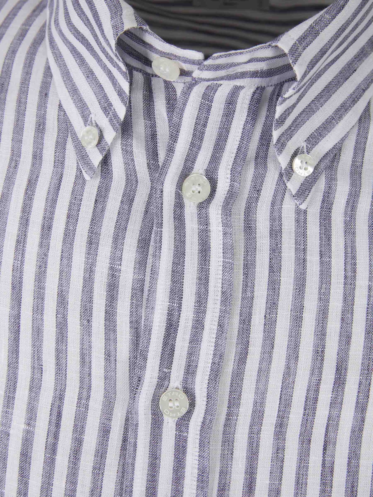 Etro Camisa Motivo Rayas color Blanco sku 531-005817 01 - Foto 3