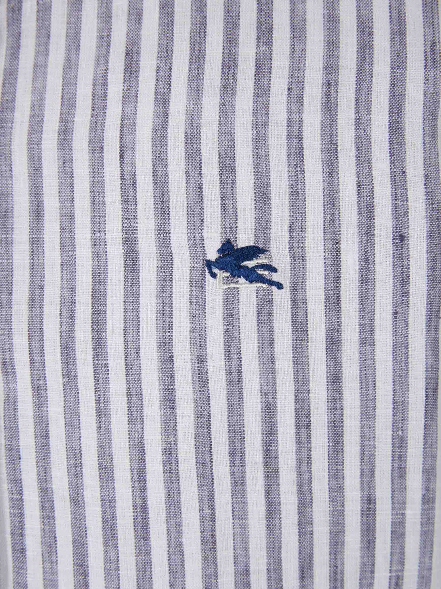 Etro Camisa Motivo Rayas color Blanco sku 531-005817 01 - Foto 4