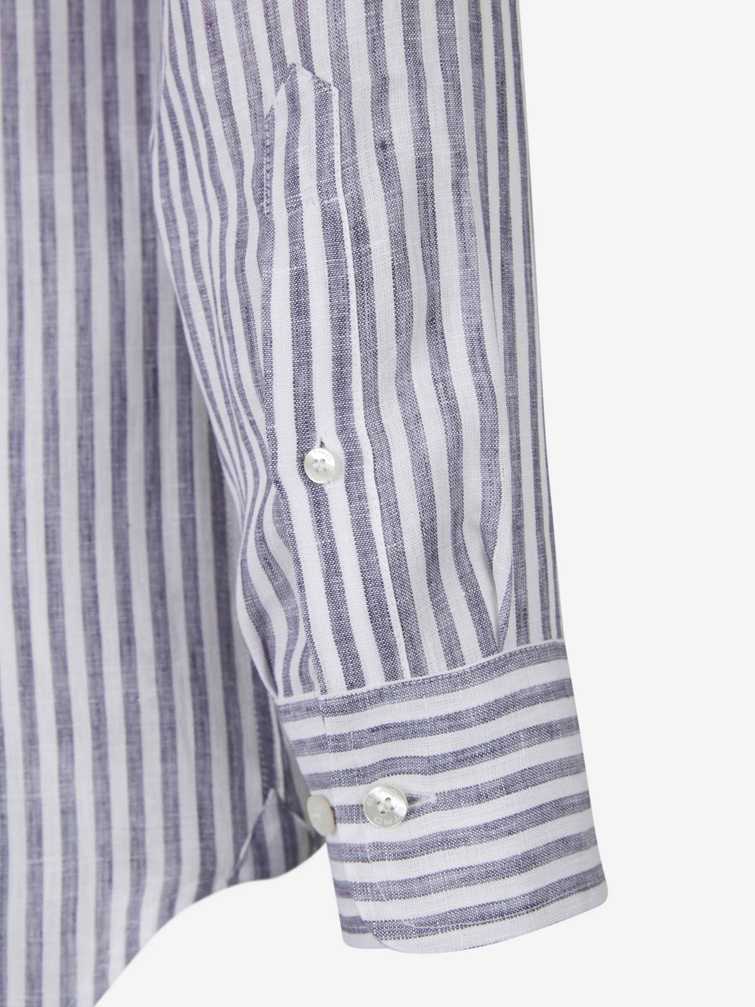 Etro Camisa Motivo Rayas color Blanco sku 531-005817 01 - Foto 5