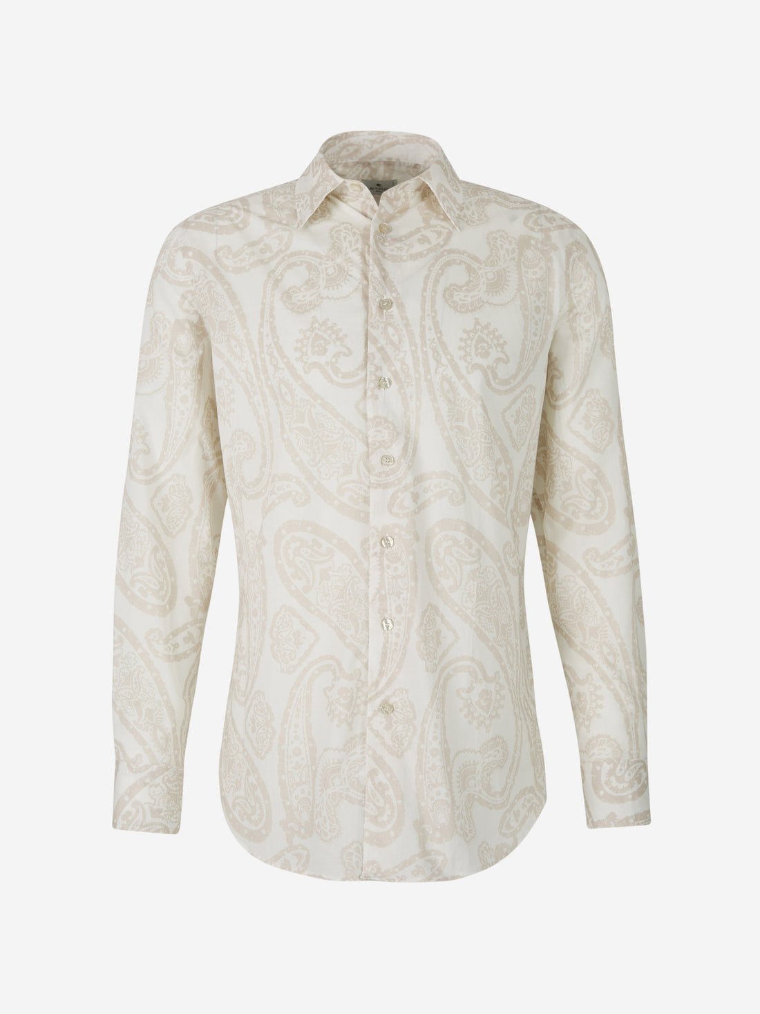 Etro Camisa Motivo Paisley color Beis sku 531-005819 01 - Foto 1