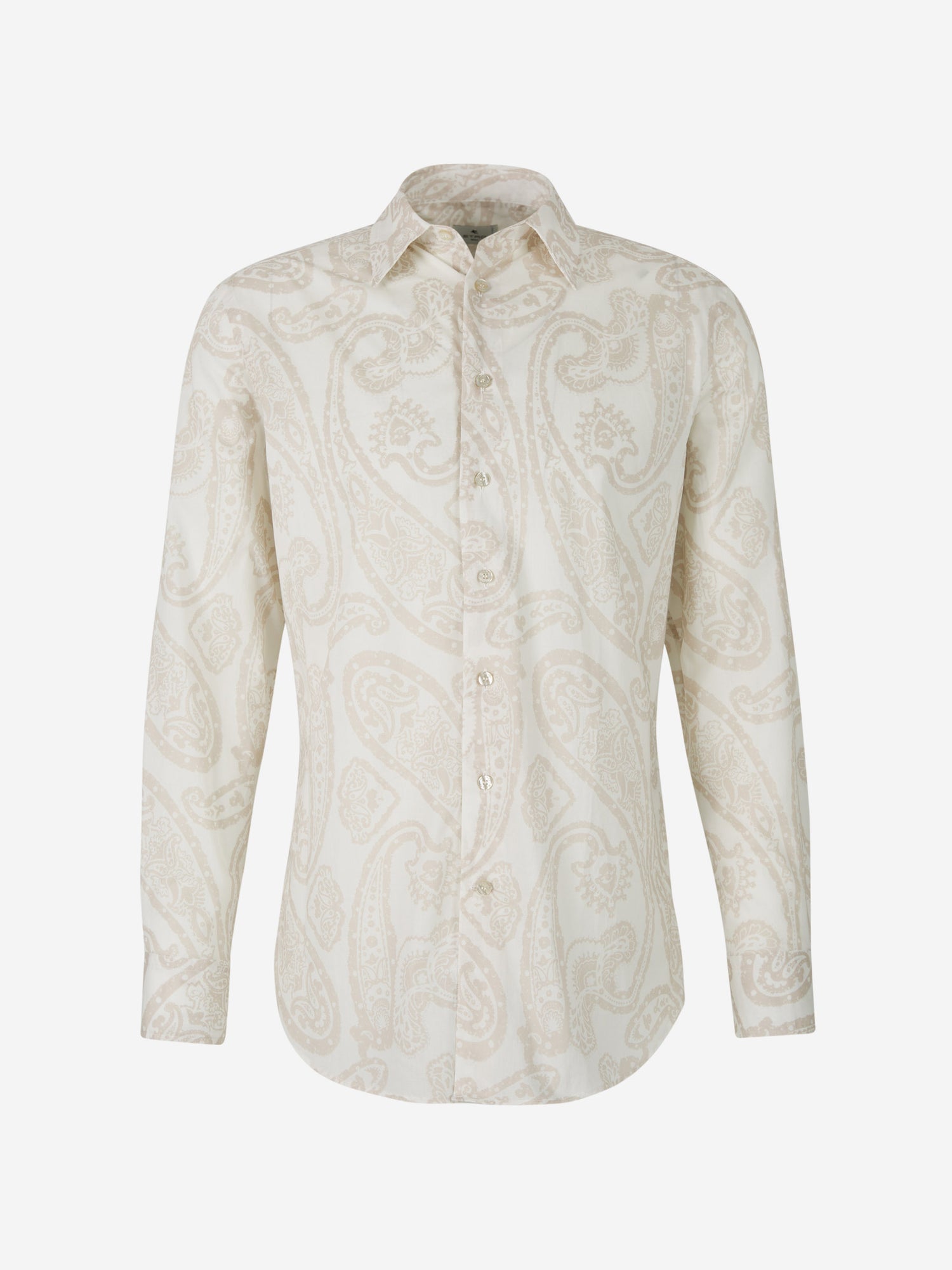 Etro Camisa Motivo Paisley color Beis sku 531-005819 01 - Foto 1