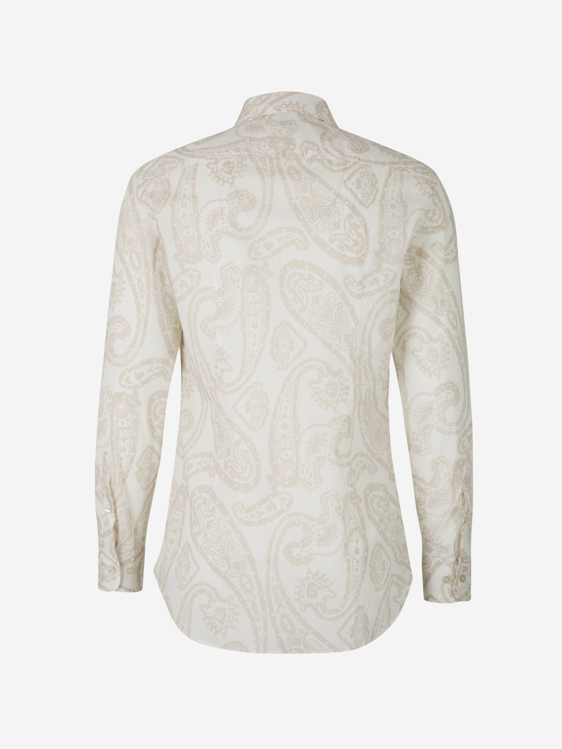 Etro Camisa Motivo Paisley color Beis sku 531-005819 01 - Foto 2