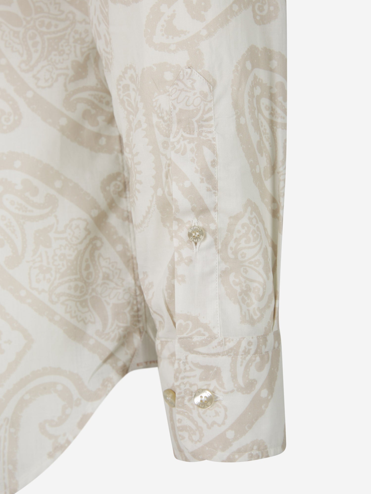 Etro Camisa Motivo Paisley color Beis sku 531-005819 01 - Foto 4