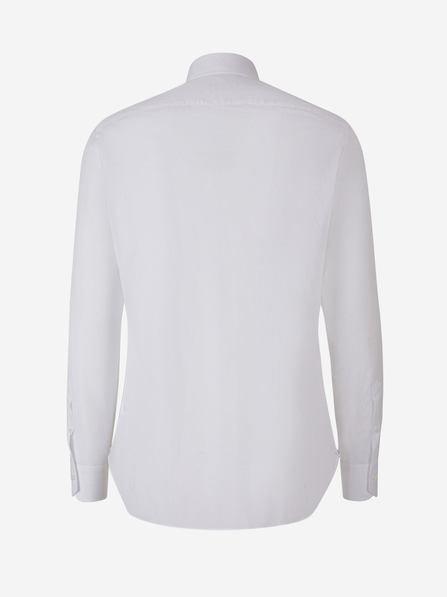 Isaia Camisa Algodón Y Lino color Blanco sku 531-005824 01 - Foto 2