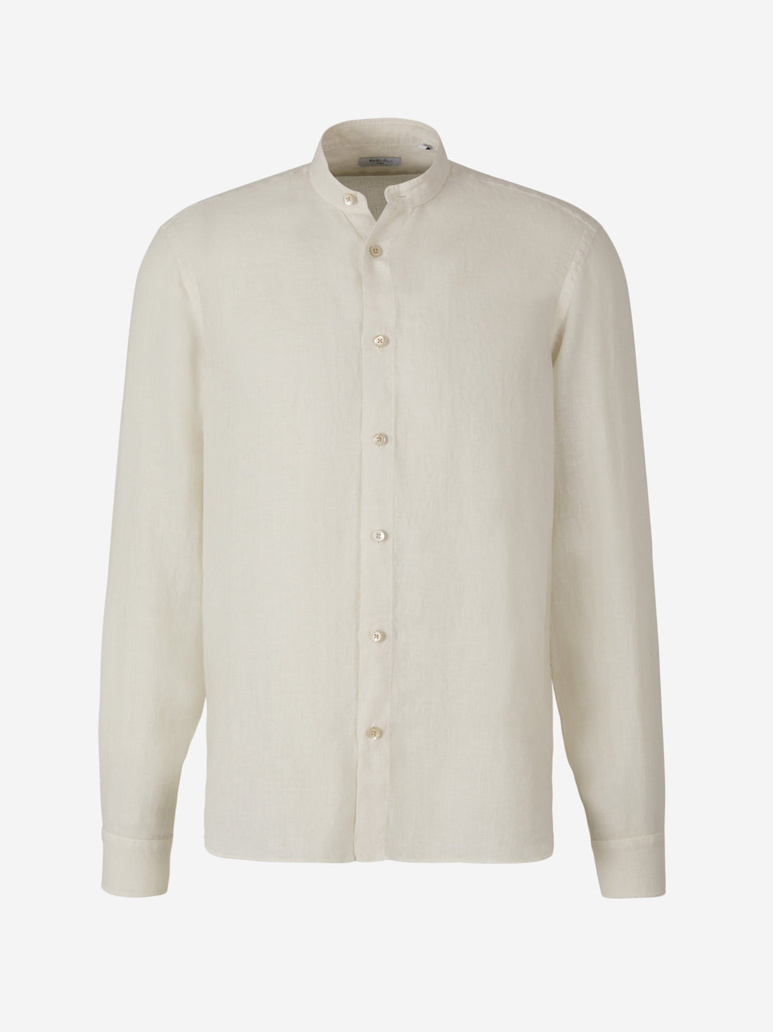 Boglioli Camisa Cuello Mao color Verde Militar sku 531-005829 03 - Foto 1