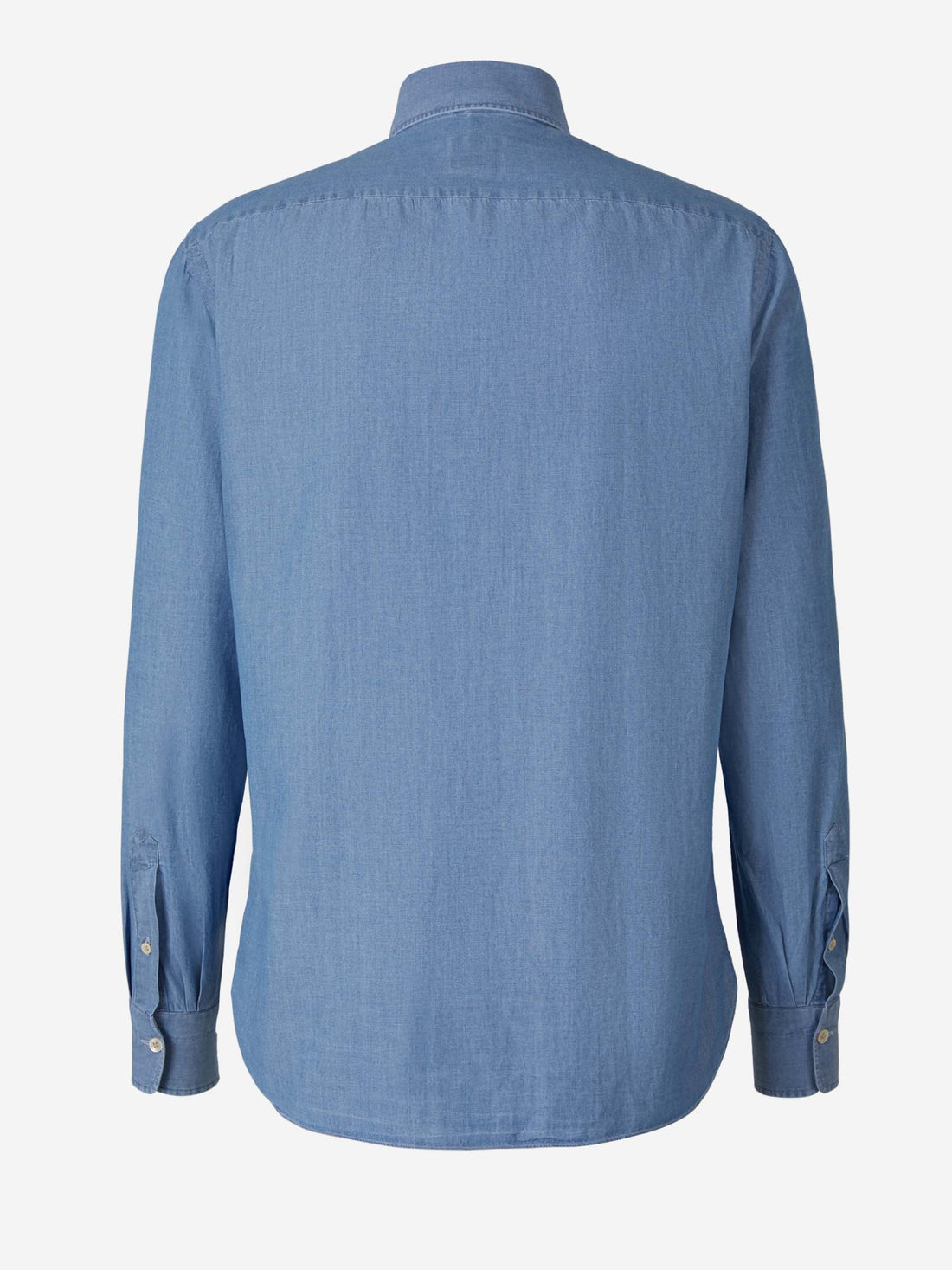 Borrelli Camisa Denim Algodón color Azul Denim sku 531-005840 01 - Foto 2