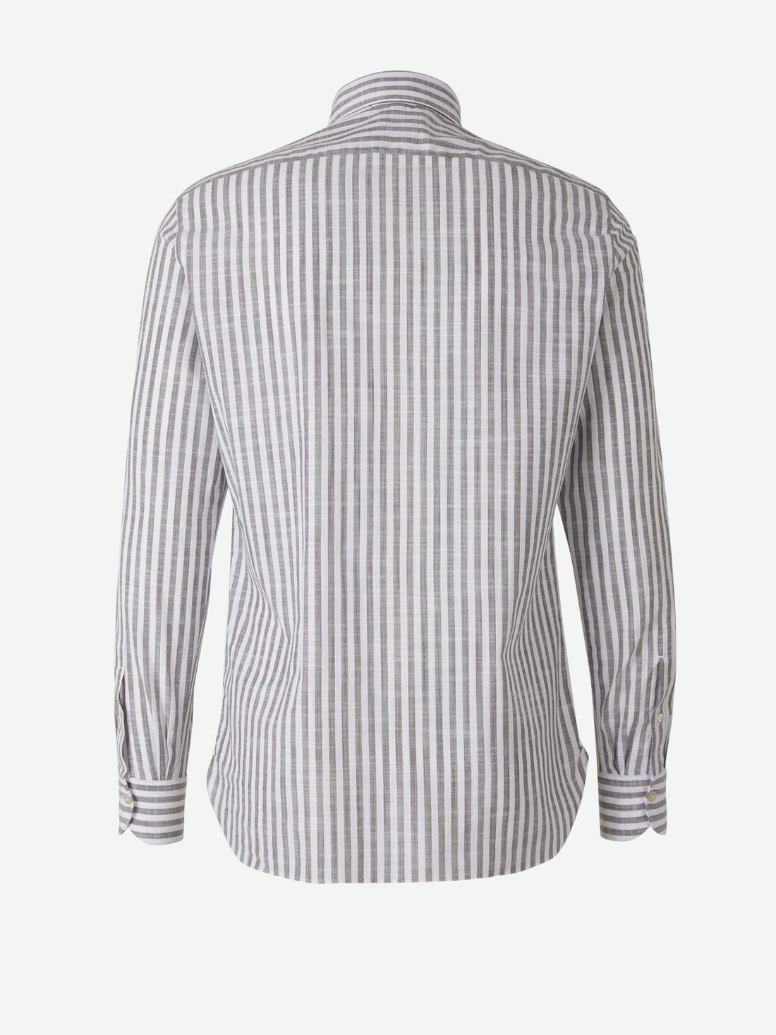 Borrelli Camisa Motivo Rayas color Marrón sku 531-005845 01 - Foto 2