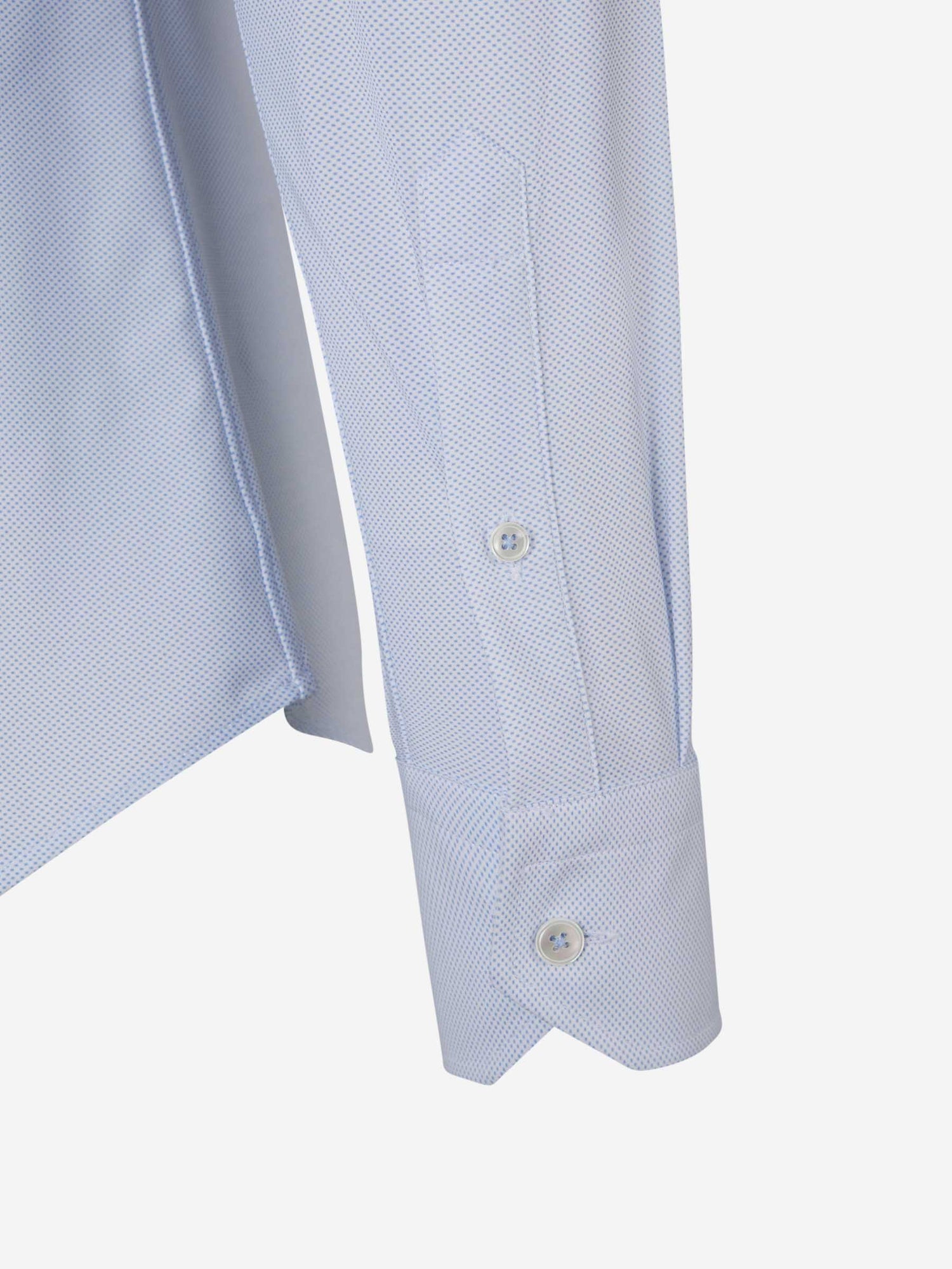 Traiano Milano Camisa Motivo Geométrico color Azul Denim sku 531-005879 01 - Foto 4