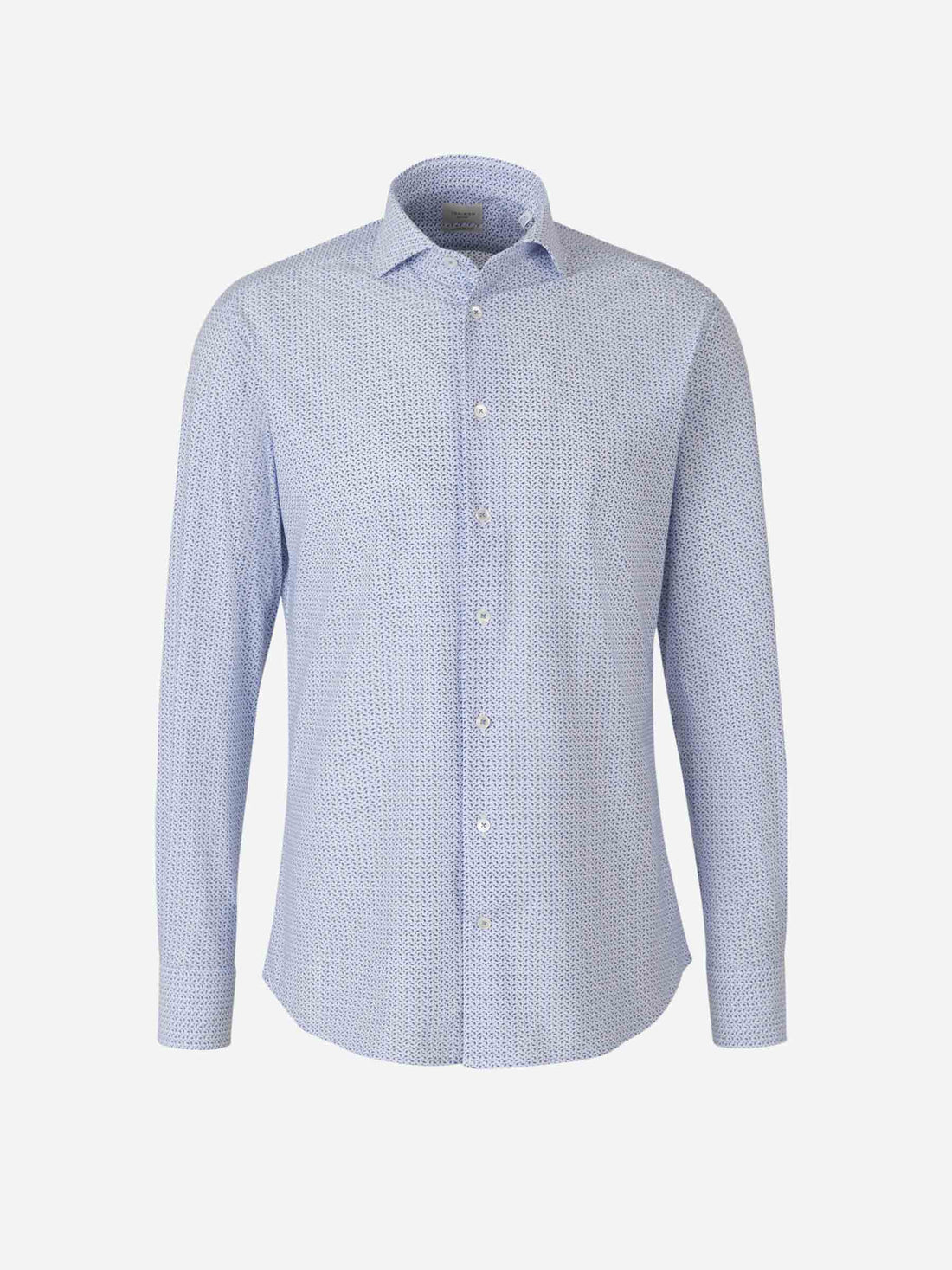 Traiano Milano Camisa Motivo Geométrico color Azul Marino sku 531-005881 01 - Foto 1