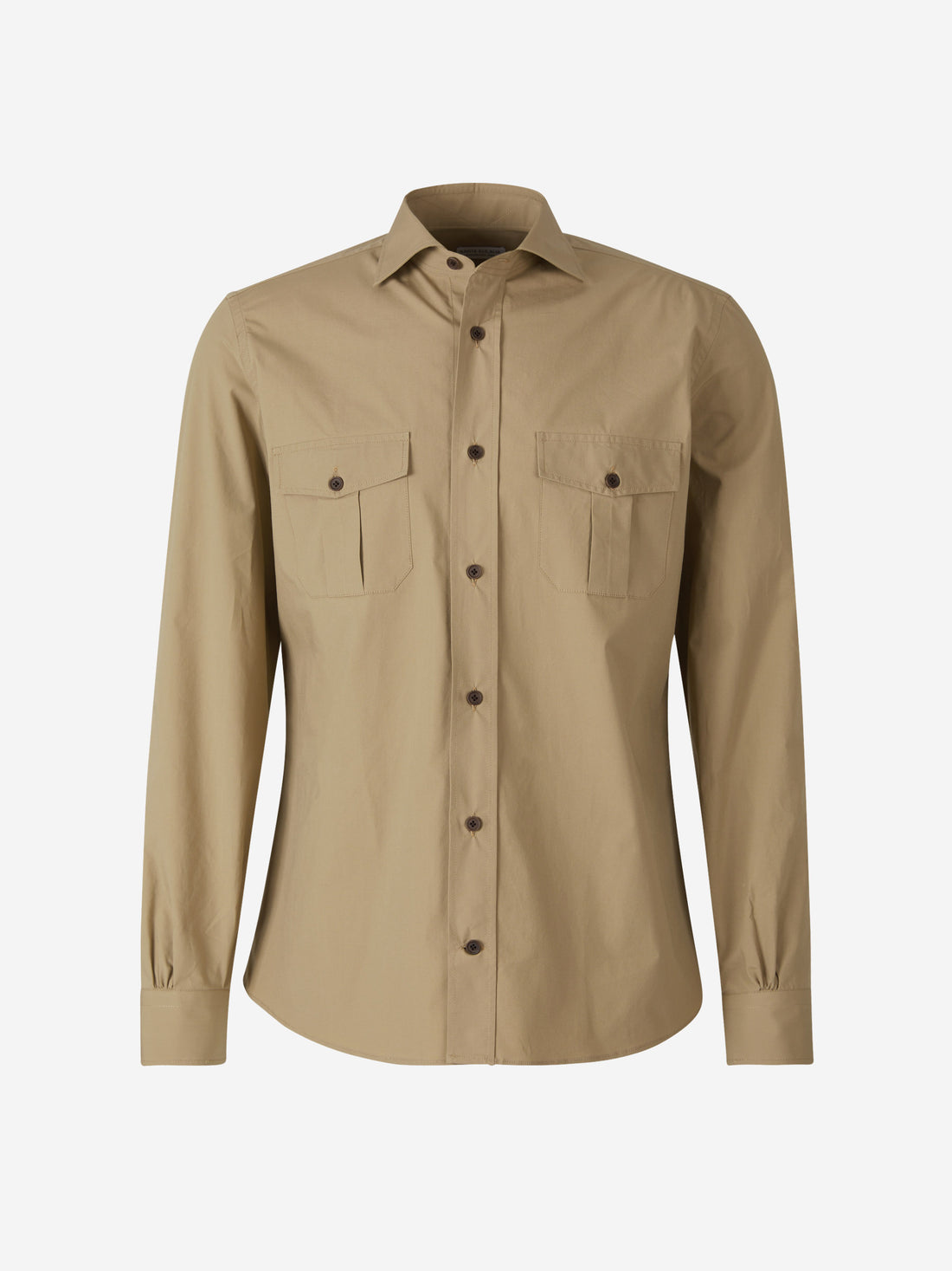 Santa Eulalia Camisa Popelina Bolsillos color Marrón sku 531-005936 02 - Foto 1