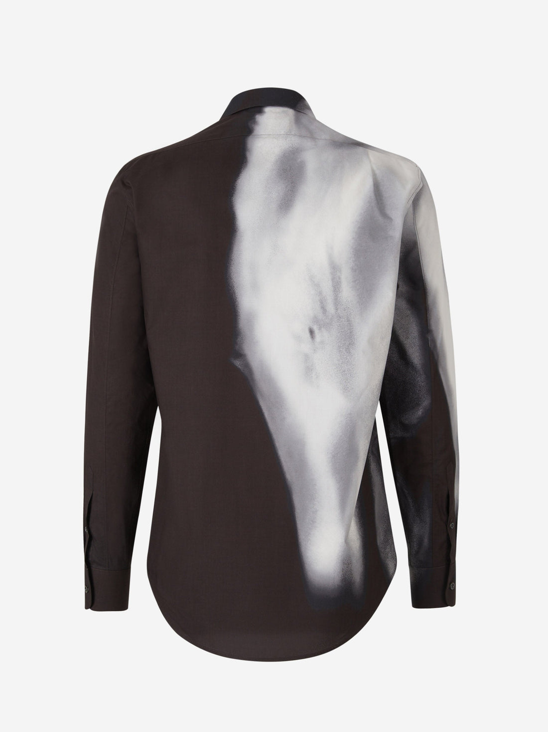 Alexander McQueen Camisa Estampada Algodón color Gris Oscuro sku 531-005974 01 - Foto 1