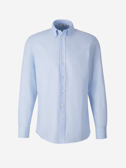 Etro Camisa Lisa Algodón color Azul Cielo sku 531-005980 01 - Foto 1