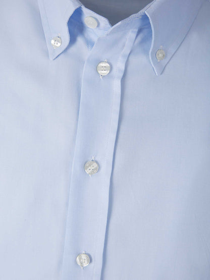 Etro Camisa Lisa Algodón color Azul Cielo sku 531-005980 01 - Foto 3