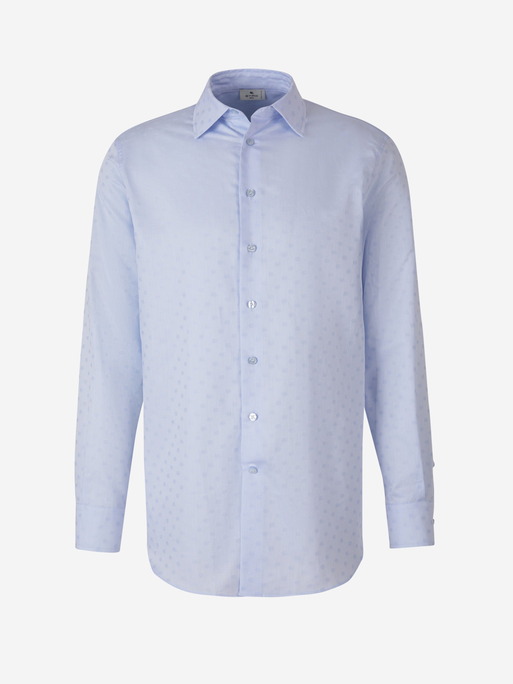 Etro Camisa Lisa Algodón color Azul Cielo sku 531-005985 01 - Foto 1