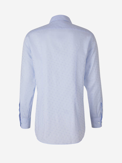 Etro Camisa Lisa Algodón color Azul Cielo sku 531-005985 01 - Foto 2