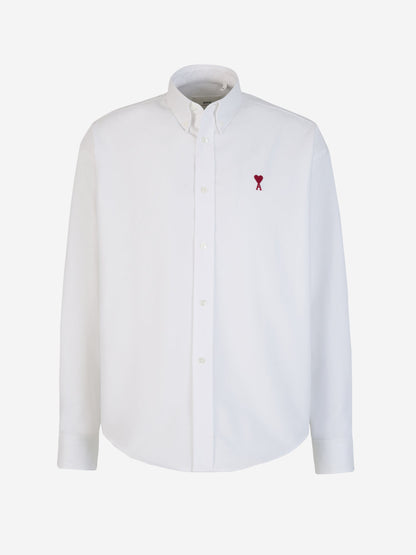 Ami Paris Camisa Coeur Boxy color Blanco sku 531-005997 01 - Foto 1