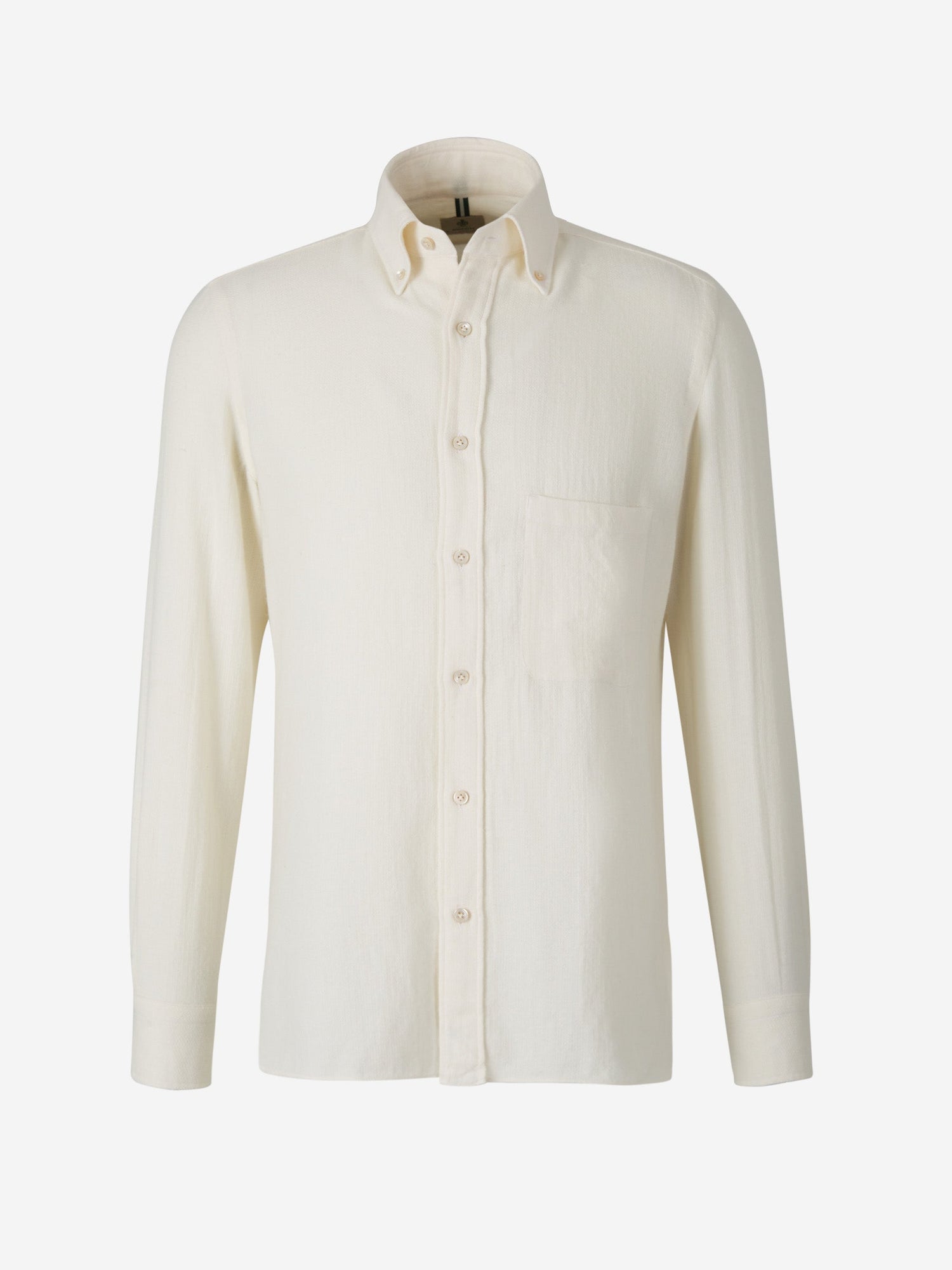 Borrelli Camisa Algodón Y Lana color Beis sku 531-006034 01 - Foto 1